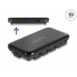 Delock - Rozbocovac - 4 x USB 3.2 Gen 2 + 3 x USB-C 3.2 Gen 2 - desktop