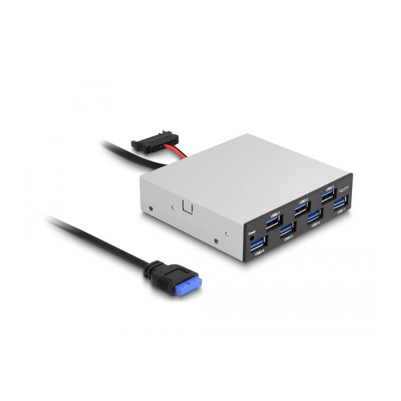 Delock - Rozbocovac - 3.5", 5Gbps - 7 x USB - desktop