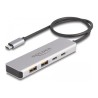 Delock - Rozbocovac - 10 Gbps, s pripojovacím kabelem 35 cm - 2 x USB 3.1 Gen 2 + 2 x USB-C - desktop