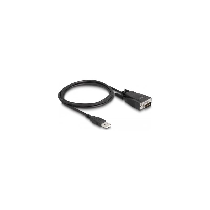 Delock - Sériový adaptér - USB 2.0 - RS-232 x 1 - cerná