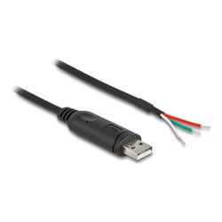 Delock - USB / sériový adaptér - USB 2.0 - RS-485, Modbus - serial RS-485 - cerná 64242