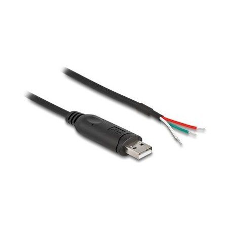 Delock - USB / sériový adaptér - USB 2.0 - RS-485, Modbus - serial RS-485 - cerná 64242