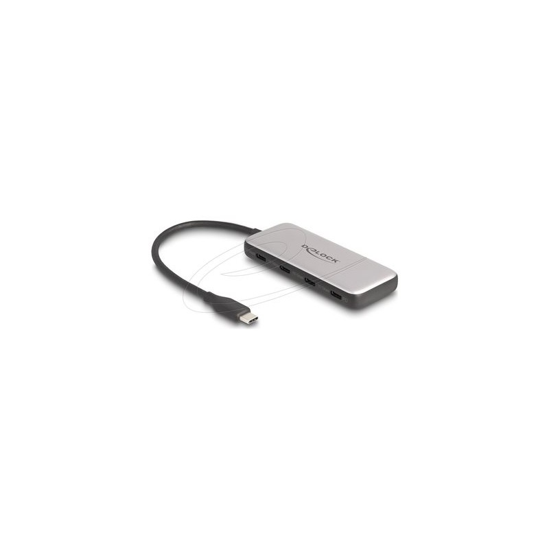 Delock - Rozbocovac - 10 Gbps, PD 85W - 4 x USB-C 3.2 Gen 2 - desktop