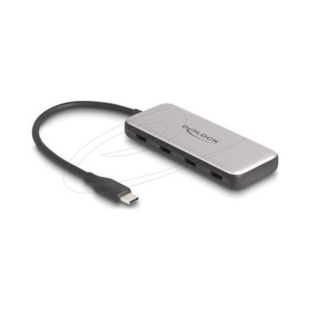 Delock - Rozbocovac - 10 Gbps, PD 85W - 4 x USB-C 3.2 Gen 2 - desktop