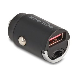 Delock - Napájecí adaptér do auta - 18 Watt - 3 A (USB) - cerná