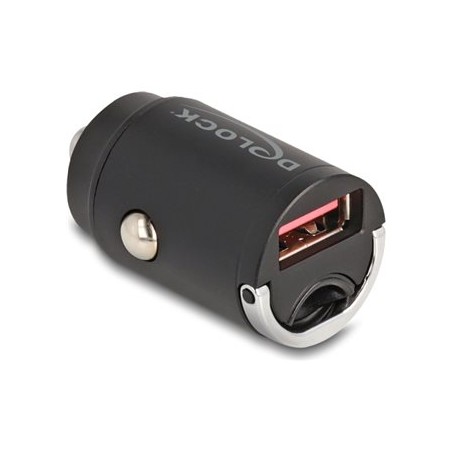 Delock - Napájecí adaptér do auta - 18 Watt - 3 A (USB) - cerná
