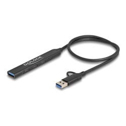 Delock - Rozbocovac - 3 x USB-C + 1 x SuperSpeed USB - desktop