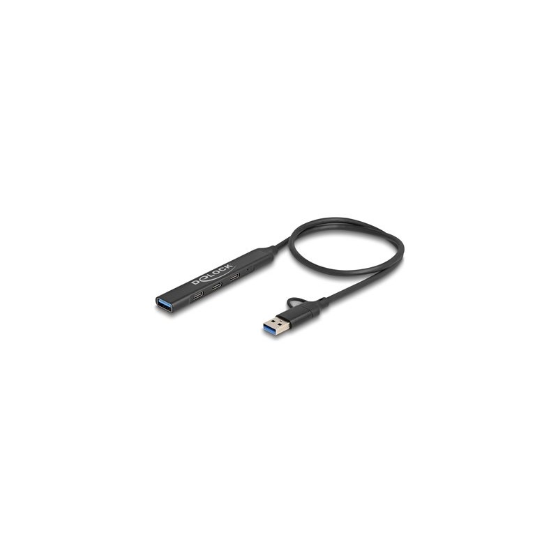 Delock - Rozbocovac - 3 x USB-C + 1 x SuperSpeed USB - desktop