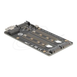 SFF-8654 8i to 2 x M.2 Key M NVMe SSD Co, SFF-8654 8i to 2 x M.2 Key M NVMe SSD Co