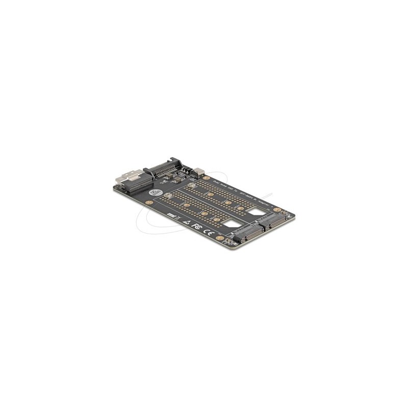 SFF-8654 8i to 2 x M.2 Key M NVMe SSD Co, SFF-8654 8i to 2 x M.2 Key M NVMe SSD Co