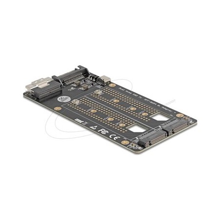 SFF-8654 8i to 2 x M.2 Key M NVMe SSD Co, SFF-8654 8i to 2 x M.2 Key M NVMe SSD Co