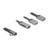 Delock - Rozbocovac - 1 x USB 3.2 Gen 1 + 1 x USB 2.0 - desktop