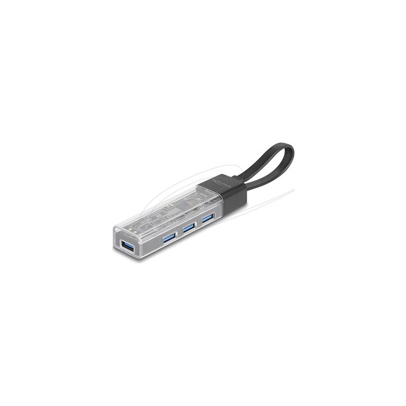 Delock - Rozbocovac - 5 Gbps, USB-A/C port in - 4 x USB 3.2 Gen 1 - desktop