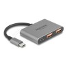 Delock - Rozbocovac - 10 Gbps, s konektorem USB-C - 1 x USB-C 3.2 Gen 2 + 2 x USB 3.2 Gen 2 - desktop