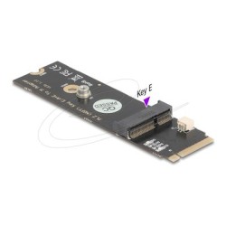 Delock - Adaptér rozhraní - M.2 klíc M samec na M.2 klíc E slot pro USB a PCIe moduly - M.2 2280 - M.2 Card - PCIe 4.0, USB 2.0