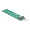Delock - Adaptér rozhraní - M.2 klíc A+E samec na M.2 klíc M slot - M.2 - M.2 NVMe Card / PCIe (NVMe) - M.2 Card