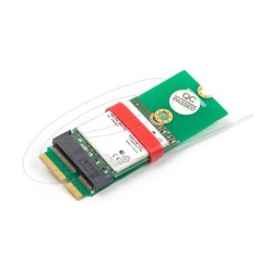 Delock - Adaptér rozhraní - M.2 Key E samec na M.2 Key E slot - ochrana portu a rozšírení - M.2 2260 - M.2 Card - M.2 Card