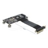 Delock - Adaptér rozhraní - with fan and 10 cm cable - M.2 - M.2 Card - PCIe 3.0 x4 - cerná