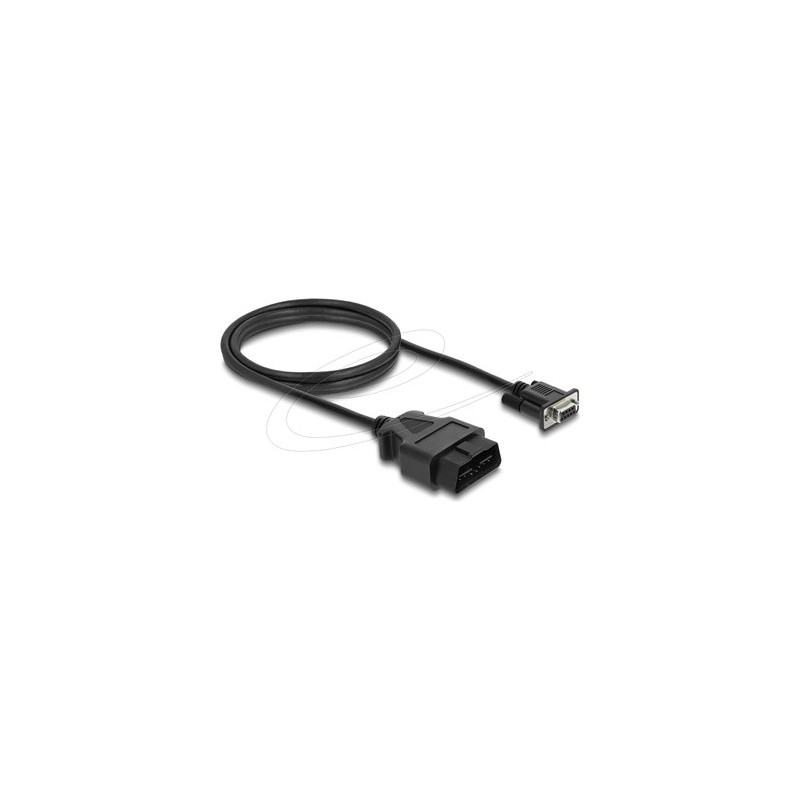 Delock - Sériový kabel - OBD-II Type B connector (M) do DB-9 (F) šroubovací - 1.15 m - cerná