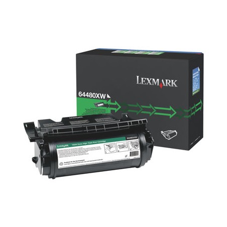 Lexmark - Extra vysoká výtěžnost - černá - originální - kazeta s barvivem - pro Lexmark T644, T644dn, T644dtn, T644n, T… 64480XW