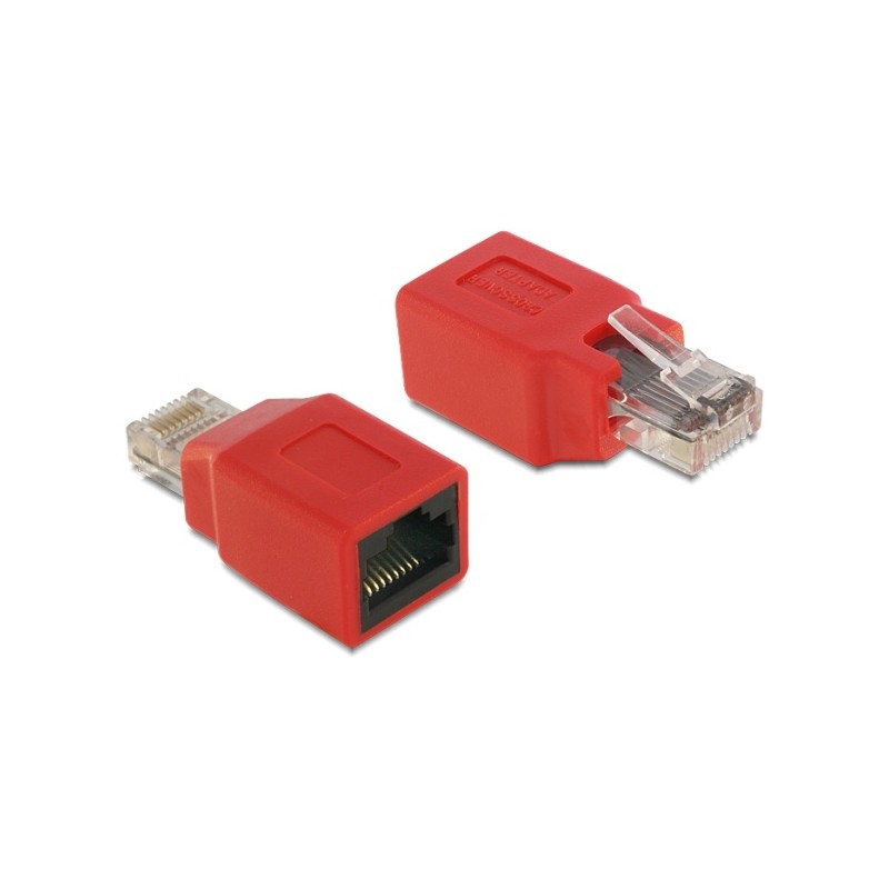 Delock - Propojovací adaptér - RJ-45 (M) do RJ-45 (F)