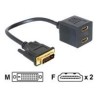 Delock - Kabel obrazovky - HDMI (F) do DVI-D (M) - 20 cm
