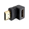 Delock - HDMI adaptér - HDMI s piny (male) do HDMI se zdířkami (female) 65071