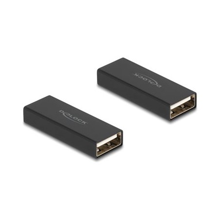 Delock - USB redukce (samcí-samicí) - USB (F) do USB (F) - cerná