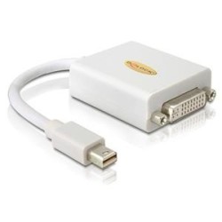 Delock - DVI adaptér - Mini DisplayPort (M) do DVI-I (F) - 18 cm