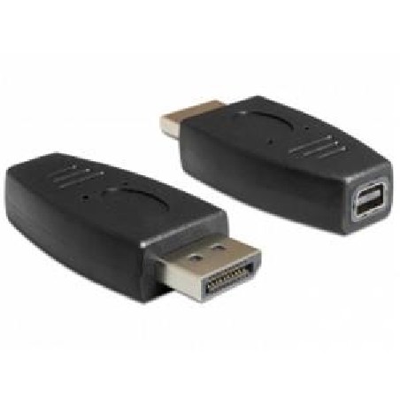 Delock - Adaptér DisplayPort - DisplayPort (M) do Mini DisplayPort (F) - černá