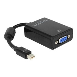 Delock Adapter mini Displayport VGA 15 pin female - Adaptér DisplayPort - Mini DisplayPort (M) do HD-15 (VGA) (F) - 18 cm