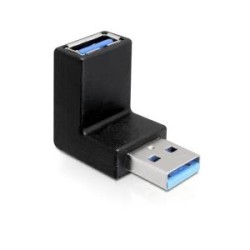 Delock - USB adaptér - USB typ A (M) do USB typ A (F) - USB 3.0 - černá
