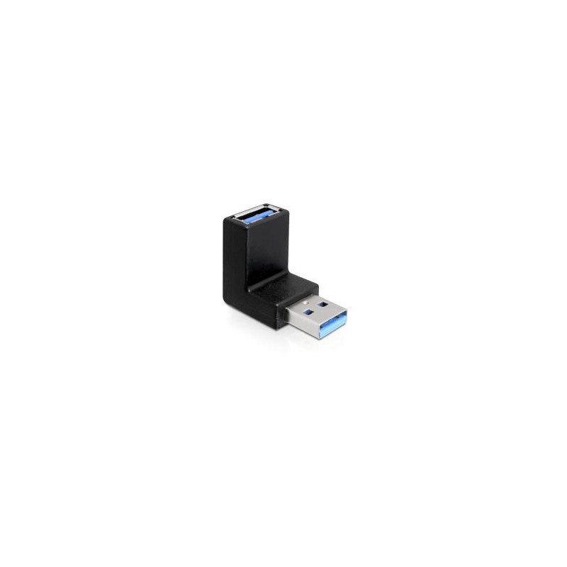 Delock - USB adaptér - USB typ A (M) do USB typ A (F) - USB 3.0 - černá