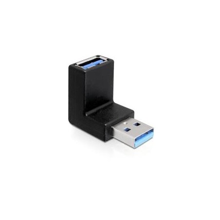 Delock - USB adaptér - USB typ A (M) do USB typ A (F) - USB 3.0 - černá