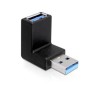 Delock - USB adaptér - USB typ A (M) do USB typ A (F) - USB 3.0 - černá
