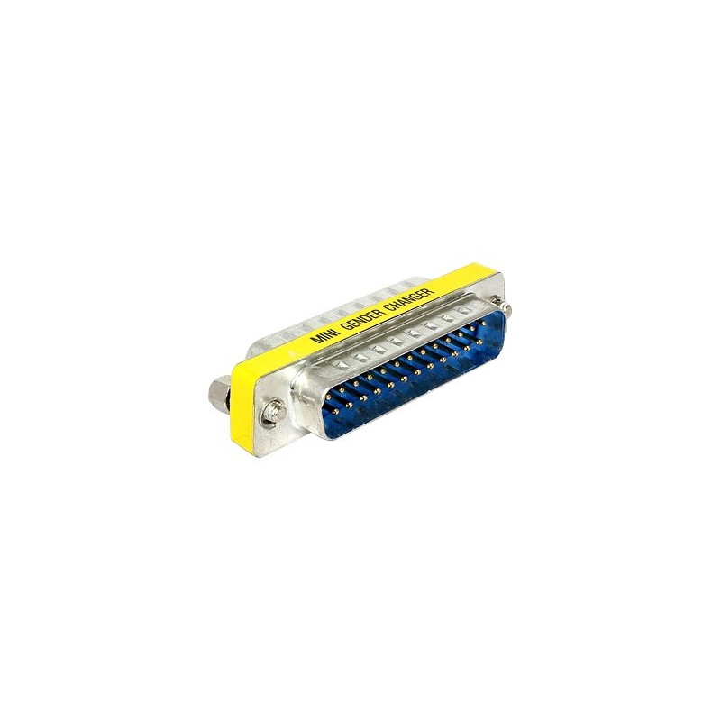 Delock Adapter Sub-D - Serial / parallel gender changer - DB-25 (M) do DB-25 (M)