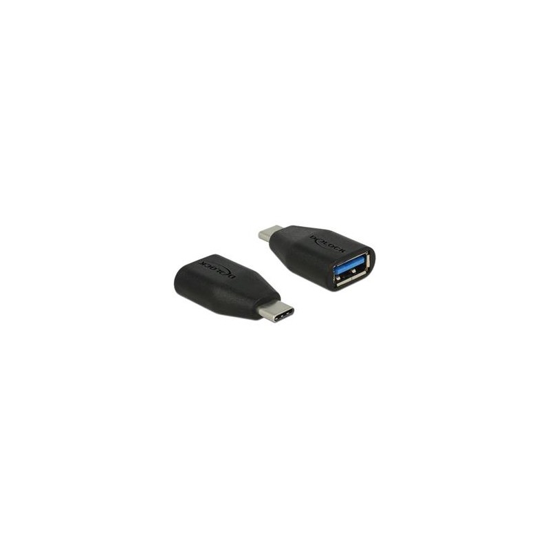 Delock - USB adaptér - USB-C (M) do USB typ A (F) - USB 3.0 - černá