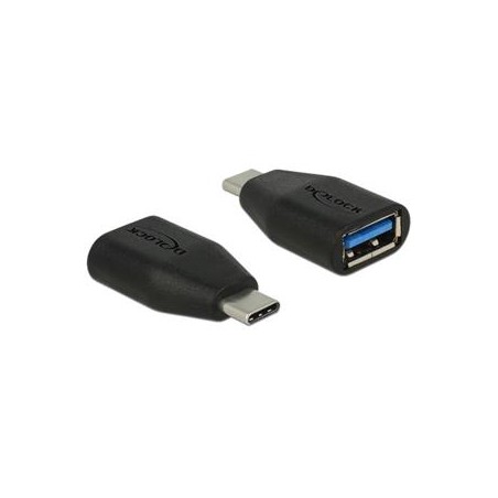 Delock - USB adaptér - USB-C (M) do USB typ A (F) - USB 3.0 - černá