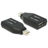 Delock - HDMI adaptér - Mini DisplayPort s piny (male) do HDMI se zdířkami (female) - černá