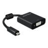 Delock - Adaptér VGA) - 19 pin micro HDMI Type D (M) do HD-15 (VGA), mini-phone stereo 3.5 mm, Micro-USB typ B (pouze napájení)