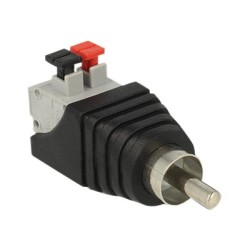 Delock - Audio adaptér - svorkovnice se 2 piny s piny (male) do RCA s piny (male)
