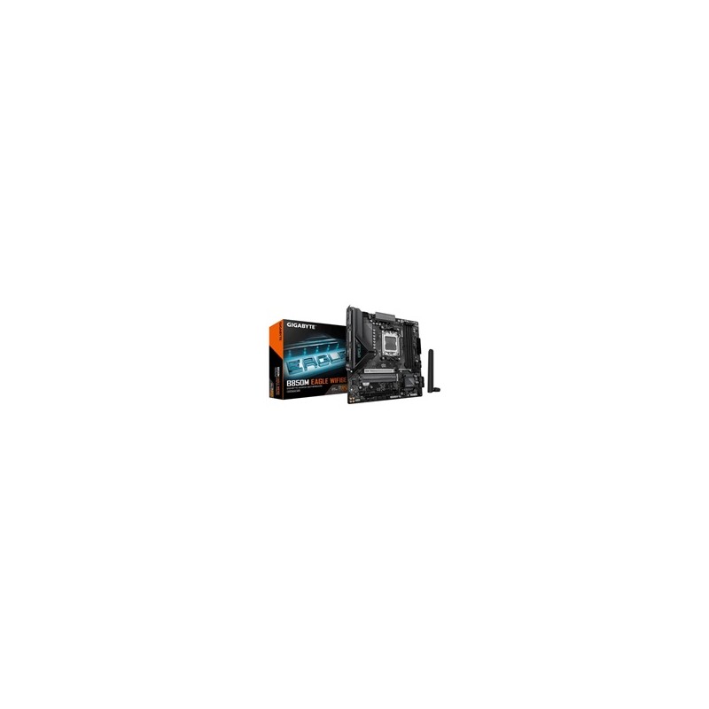 GIGABYTE MB Sc AM5 B850M EAGLE WF6E, AMD B850, 4xDDR5, 1xHDMI, 2xDP, Wifi, mATX