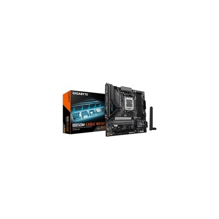 GIGABYTE MB Sc AM5 B850M EAGLE WF6E, AMD B850, 4xDDR5, 1xHDMI, 2xDP, Wifi, mATX