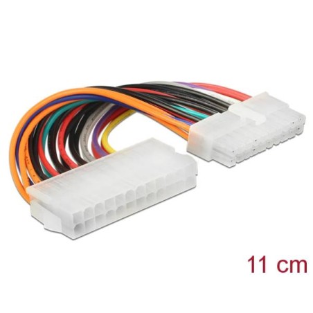 Delock - Elektrický kabel - 24 pinů ATX (F) do 20 pinů ATX (M) - 11 cm
