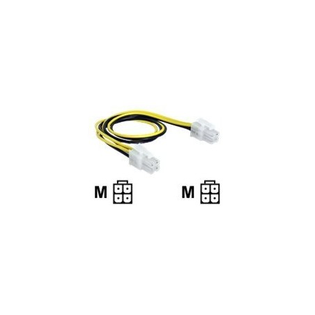 Delock - Elektrický kabel - napájení P4 (M) do napájení P4 (M) - 30 cm