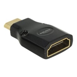 Delock Adapter High Speed HDMI with Ethernet - HDMI Mini-C male HDMI-A female 4K - HDMI adaptér - HDMI se zdířkami (female) do