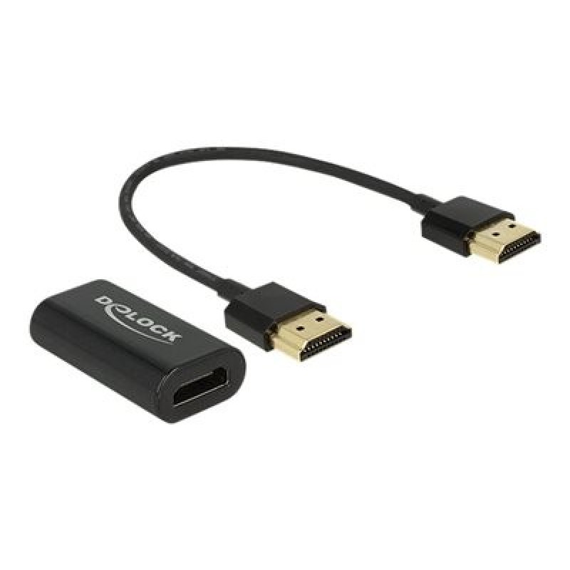 Delock Adapter HDMI-A male VGA female - Nástroj pro převod videa - HDMI - VGA - maloobchod