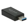 Delock - USB adaptér - USB typ A (M) do 24 pin USB-C (F) - USB 3.1 Gen 2 - černá
