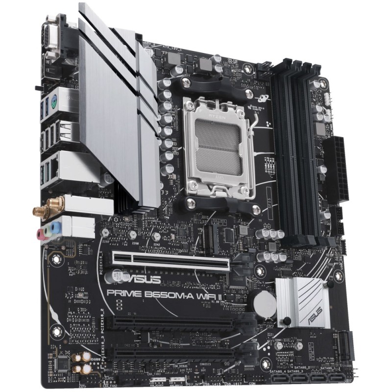 ASUS MB Sc AM5 PRIME B650M-A WIFI II, AMD B650, 4xDDR5, 1xDP, 1xHDMI, 1xVGA, WI-FI, mATX