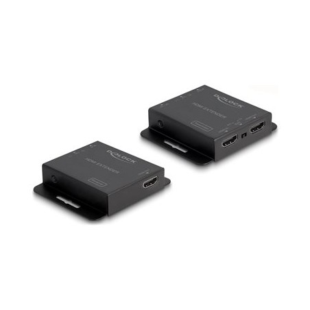 Delock - Extender Set - prodlužovač video/audio/infračervený - HDMI - přes CAT 6 - až 70 m